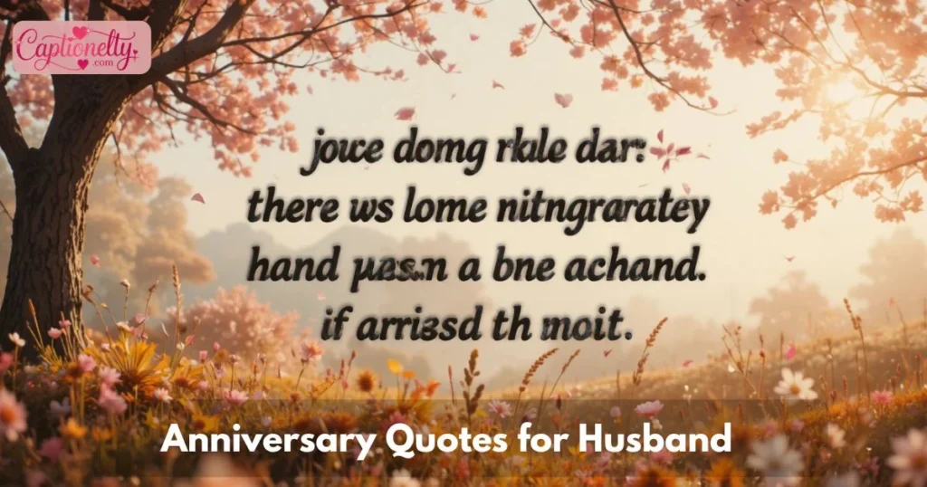 Anniversary Quotes For Husband