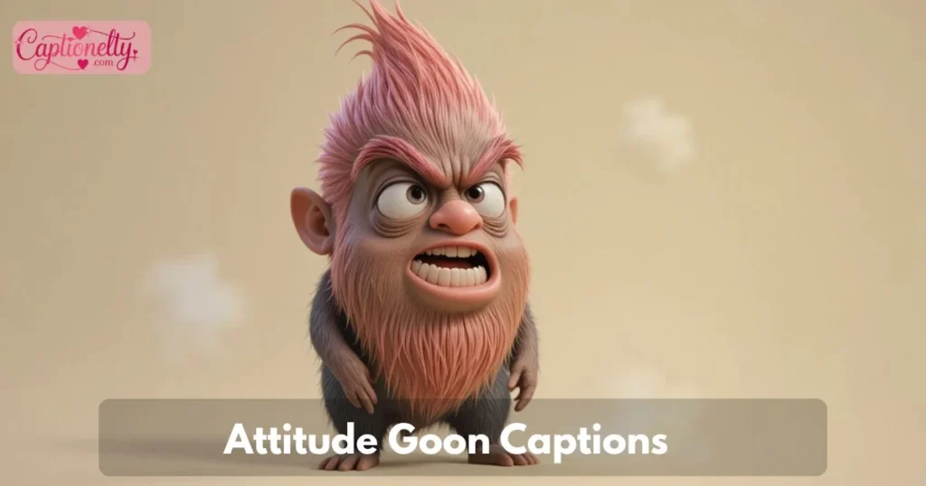 Attitude Goon Captions