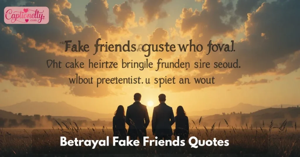 Betrayal Fake Friends Quotes