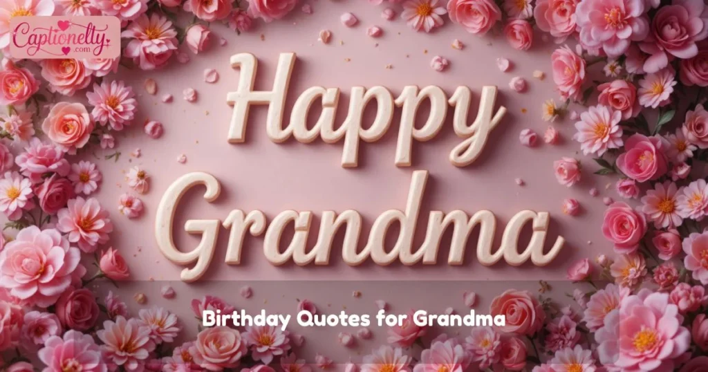 Birthday Quotes For Grandma