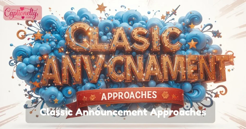 Classic Announcement Approaches
