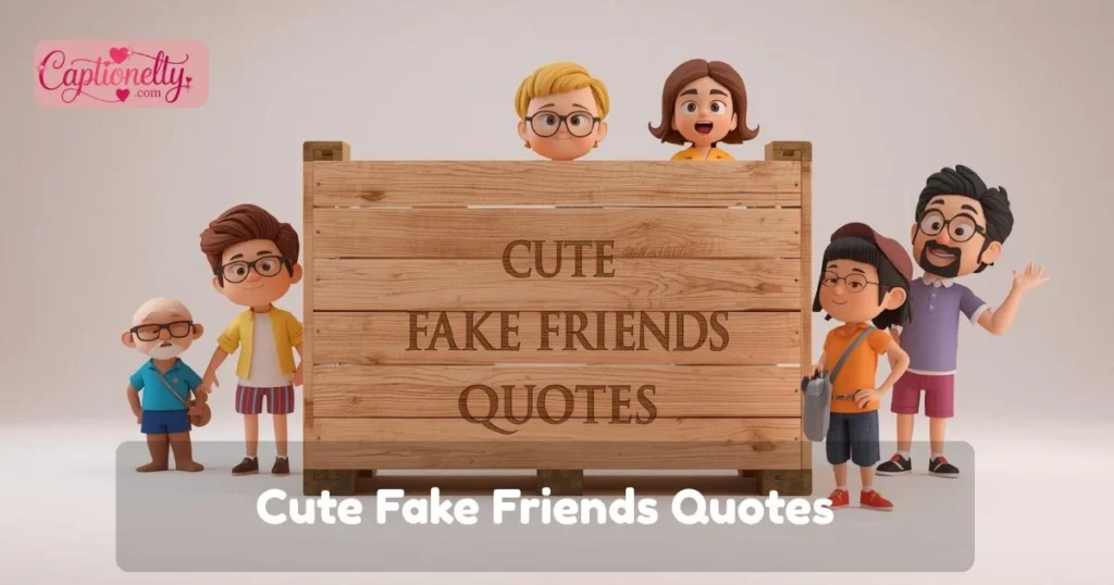 Cute Fake Friends Quotes