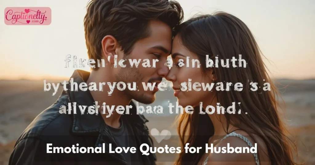 Emotional Love Quotes For Husband