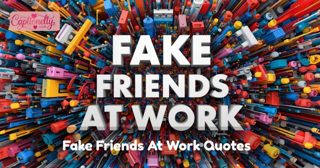 Fake Friends At Work Quotes