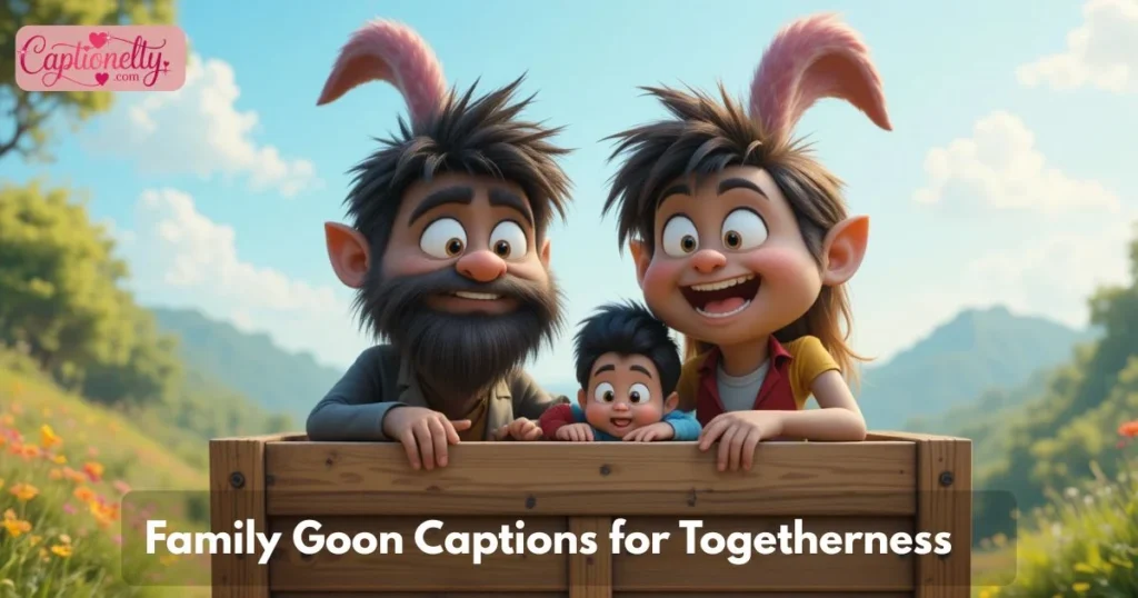Family Goon Captions For Togetherness