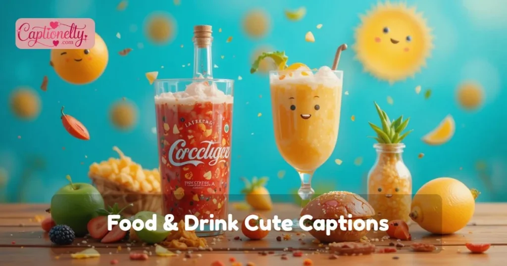 Food And Drink Cute Captions
