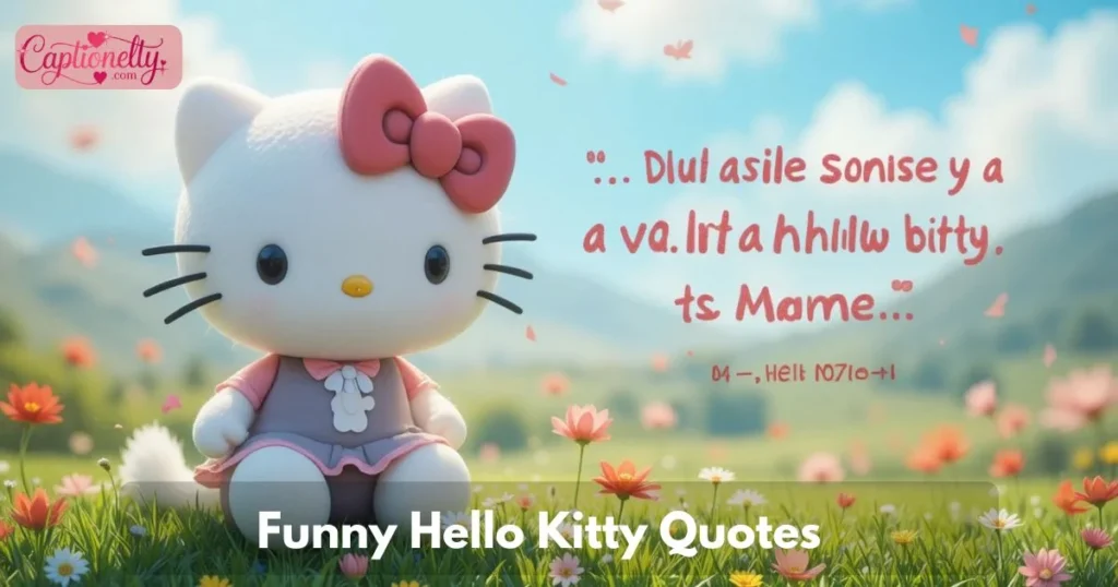 Funny Hello Kitty Quotes