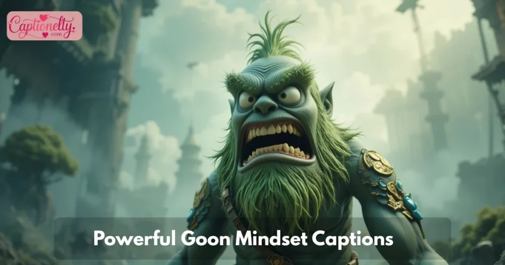 Powerful Goon Mindset Captions