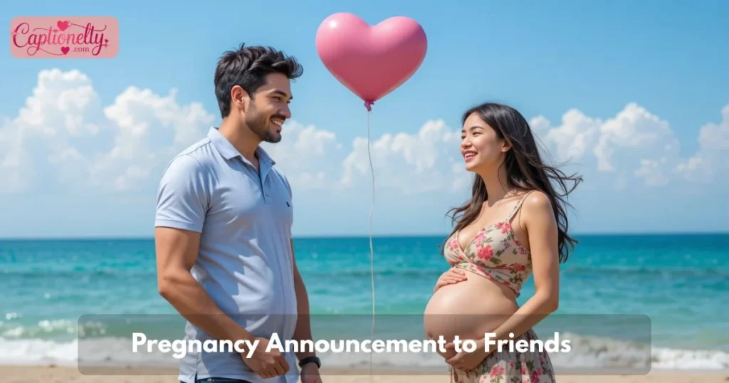 Pregnancy Announcement To Friends