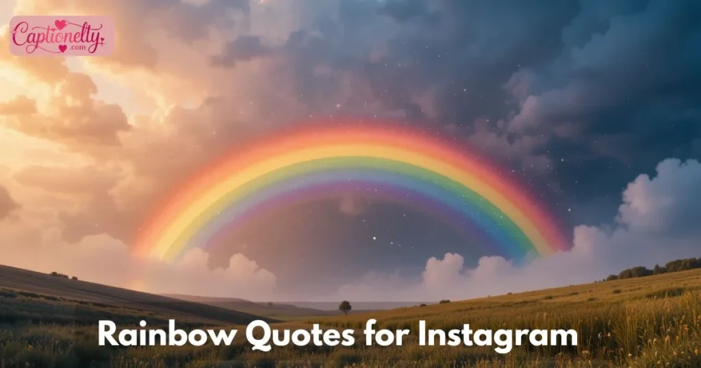Rainbow Quotes For Instagram