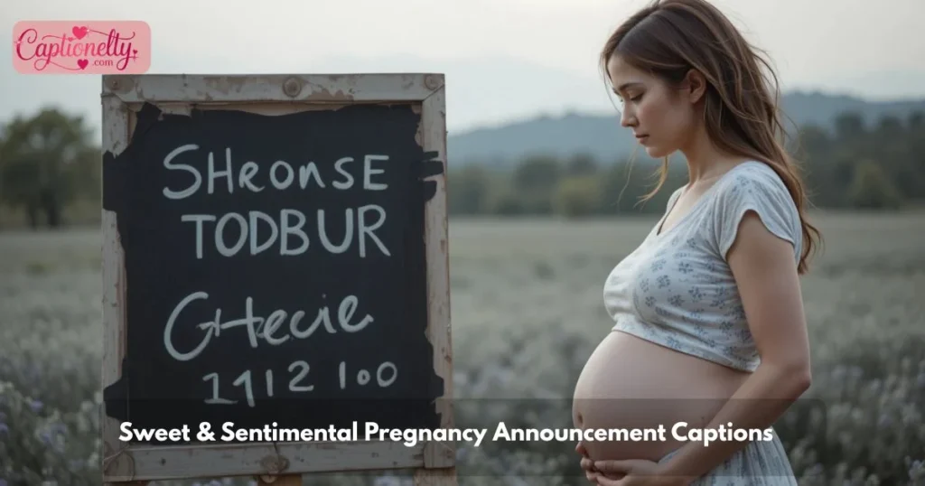 Sweet And Sentimental Pregnancy Announcement Captions