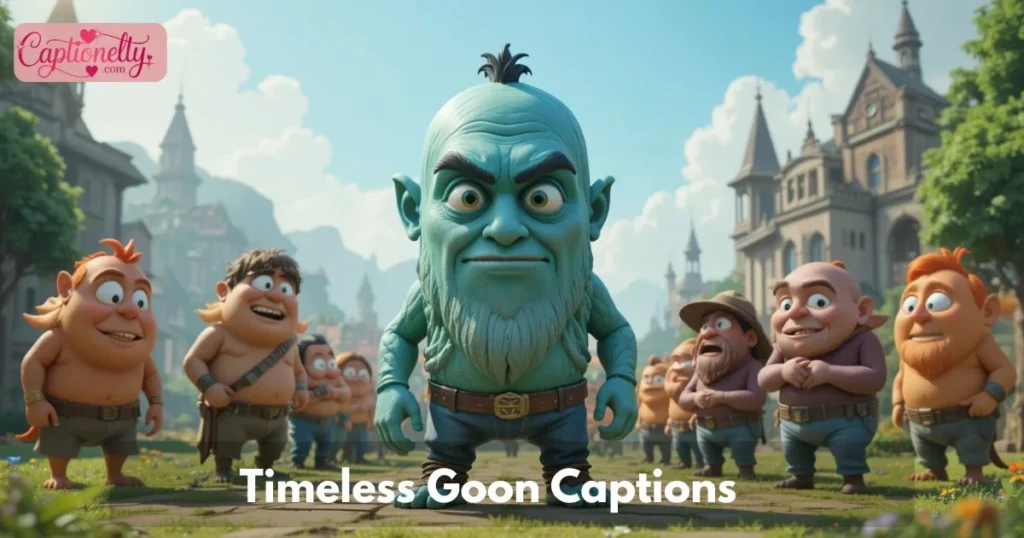 Timeless Goon Captions