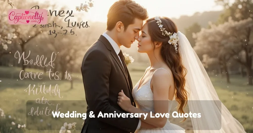 Wedding And Anniversary Love Quotes