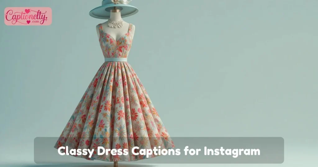 Classy Dress Captions For Instagram