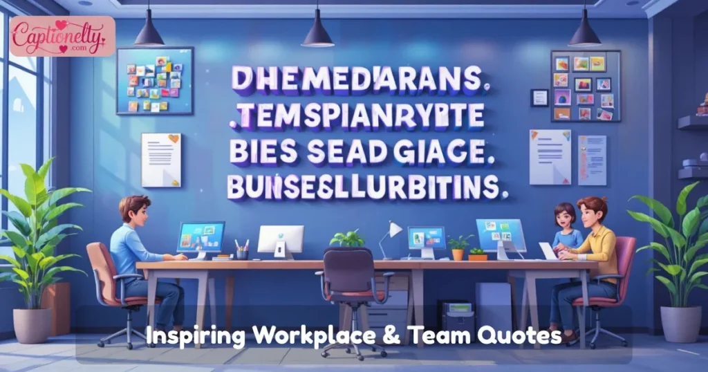 Inspiring Workplace And Team Quotes
