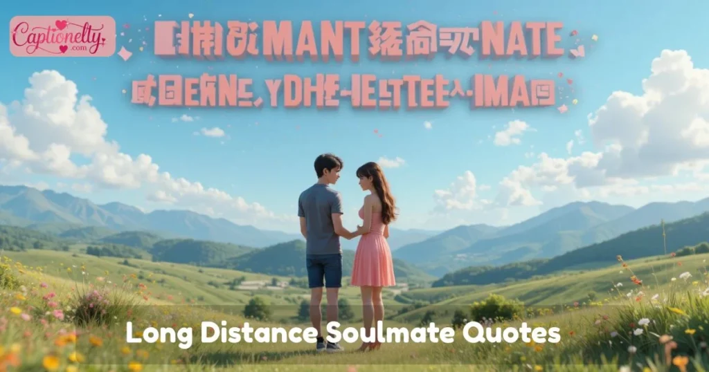 Long Distance Soulmate Quotes