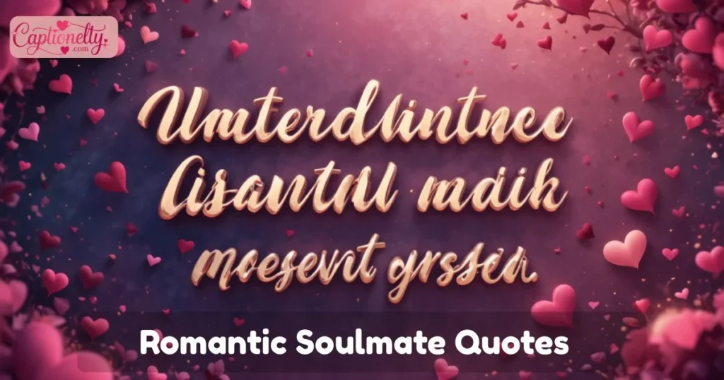 Romantic Soulmate Quotes