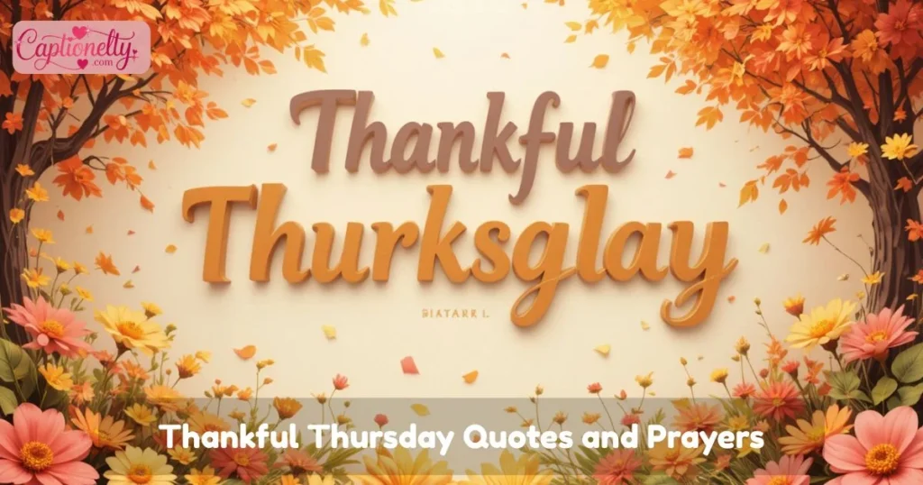 Thankful Thursday Quotes And Prayers