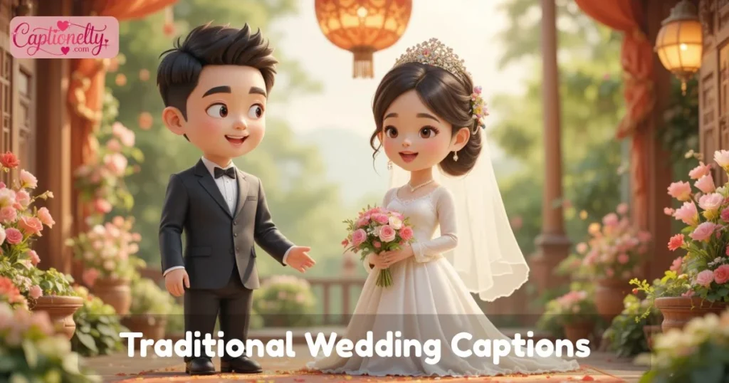 Traditional Wedding Captions