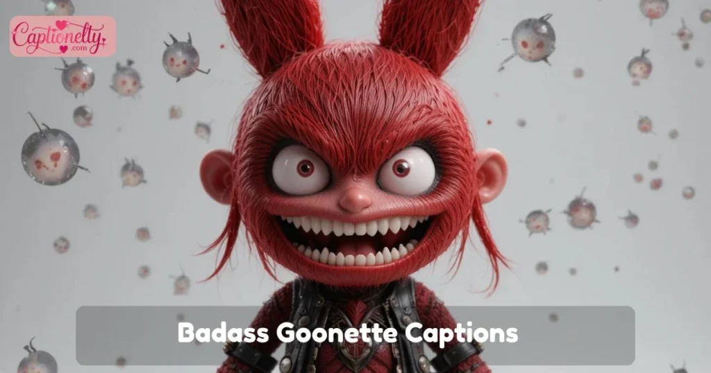 Badass Goonette Captions