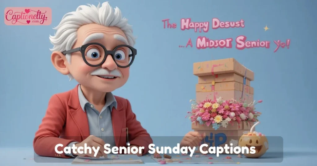 Catchy Senior Sunday Captions