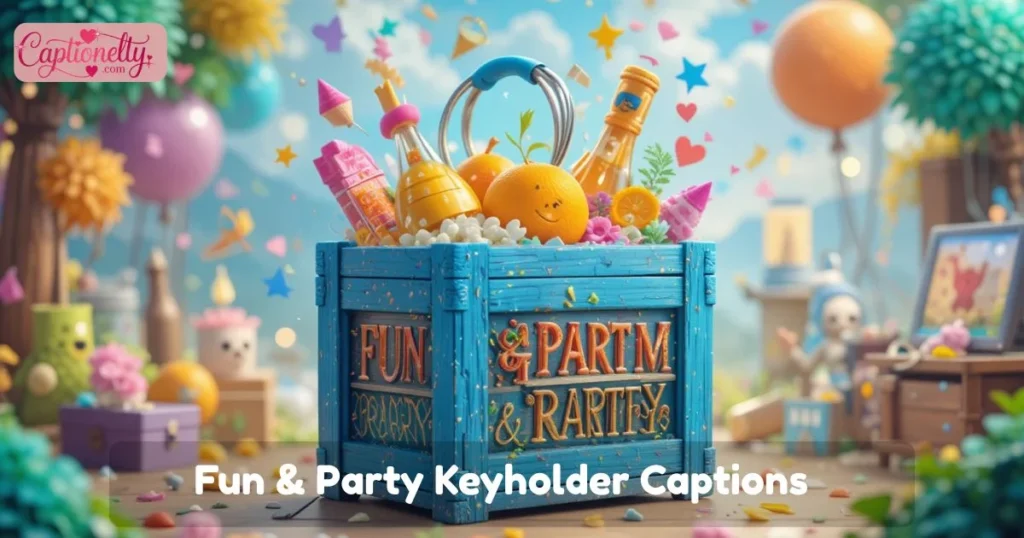Fun And Party Keyholder Captions