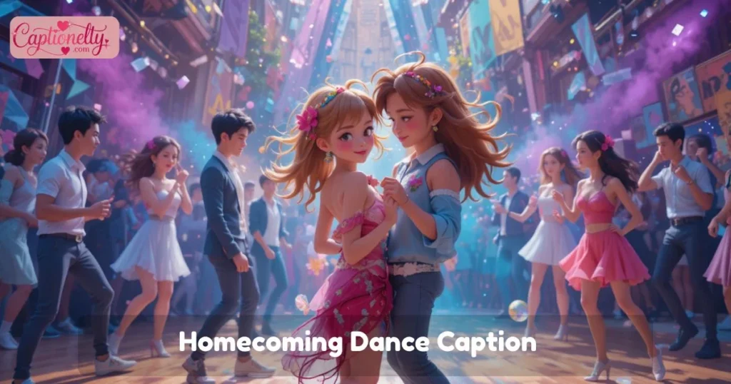 Homecoming Dance Caption
