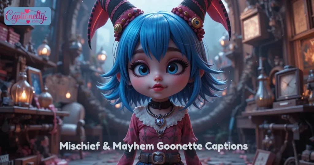 Mischief And Mayhem Goonette Captions