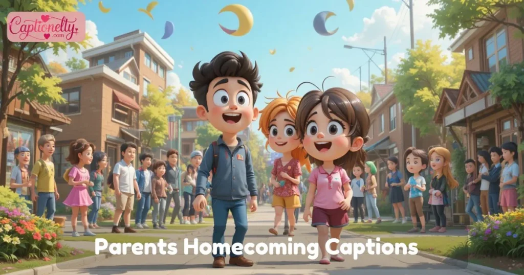 Parents Homecoming Captions