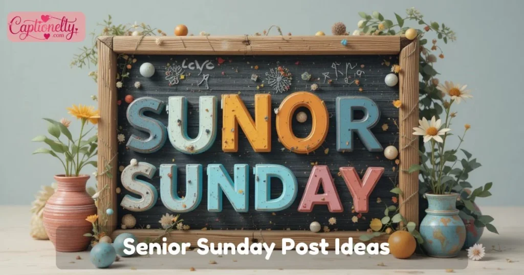 Senior Sunday Post Ideas