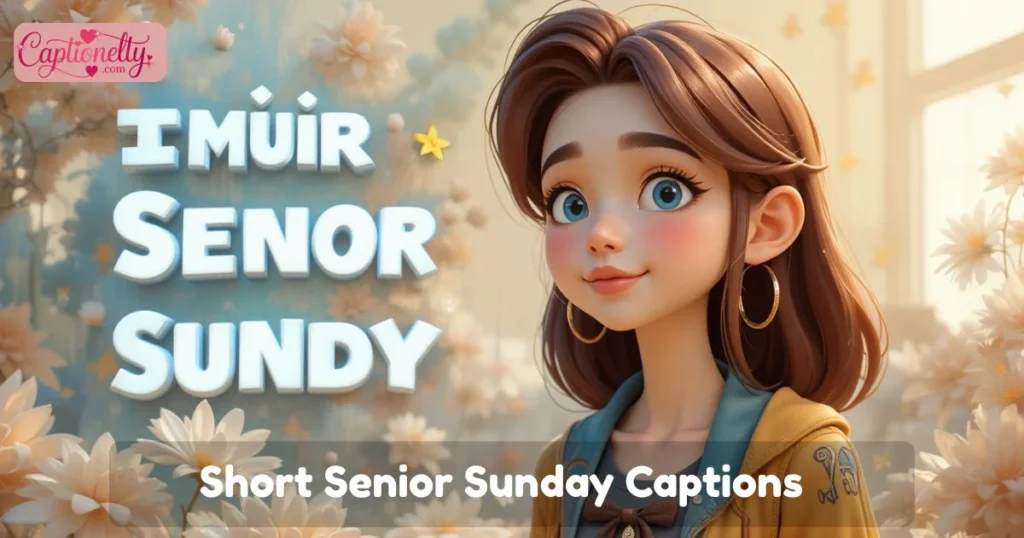 Short Senior Sunday Captions