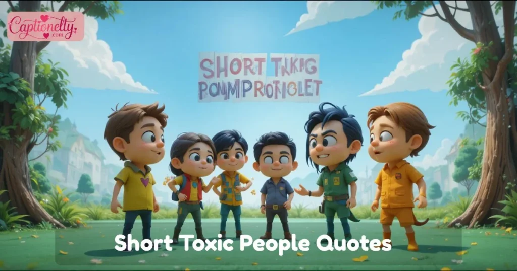 Short Toxic People Quotes
