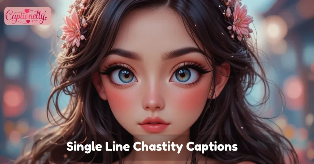 Single Line Chastity Captions