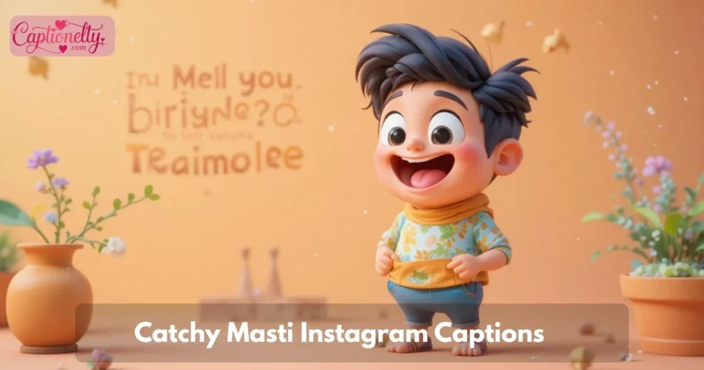Catchy Masti Instagram Captions