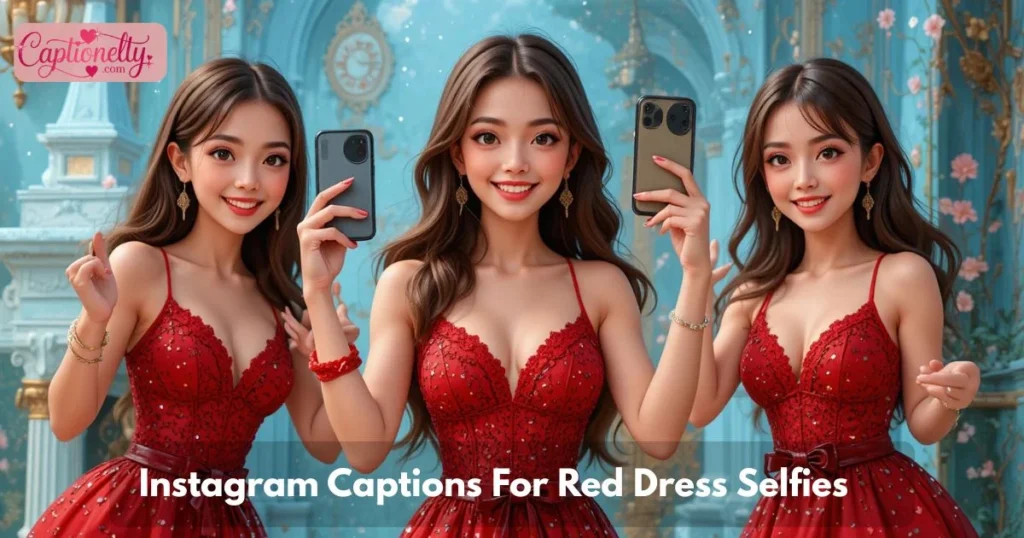 Instagram Captions For Red Dress Selfies