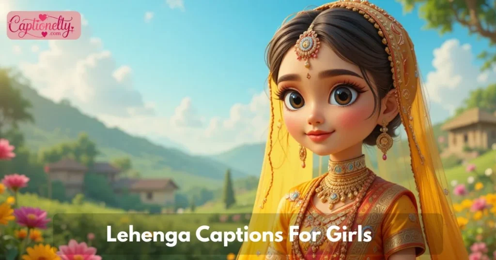 Lehenga Captions For Girls
