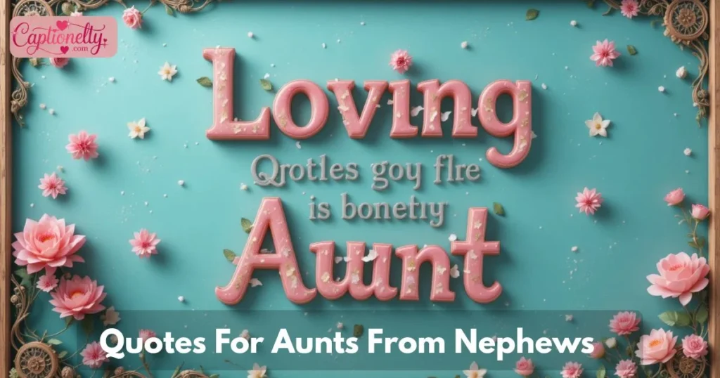 Loving Aunt Quotes