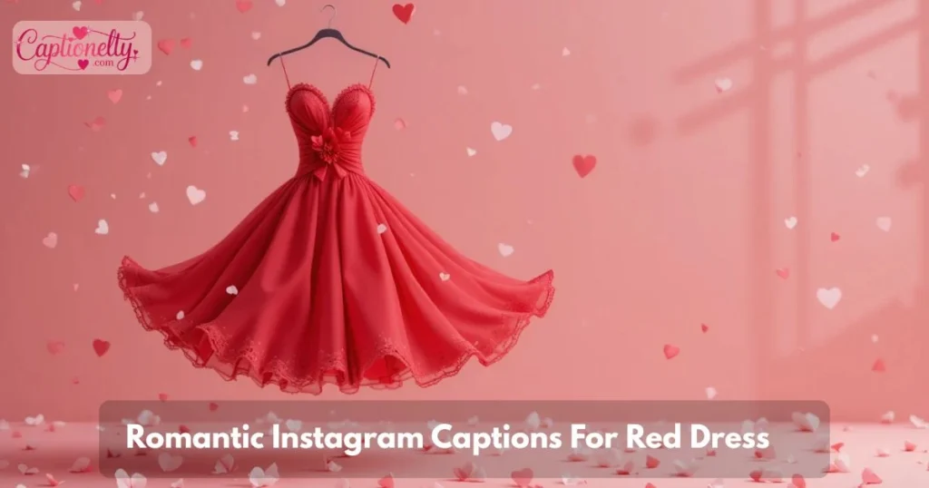 Romantic Instagram Captions For Red Dress