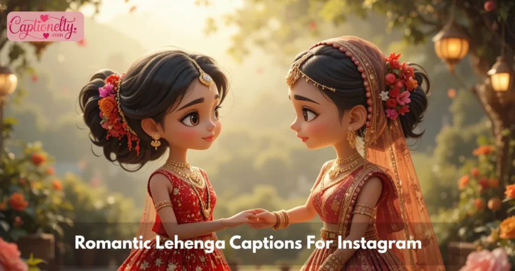 Romantic Lehenga Captions For Instagram