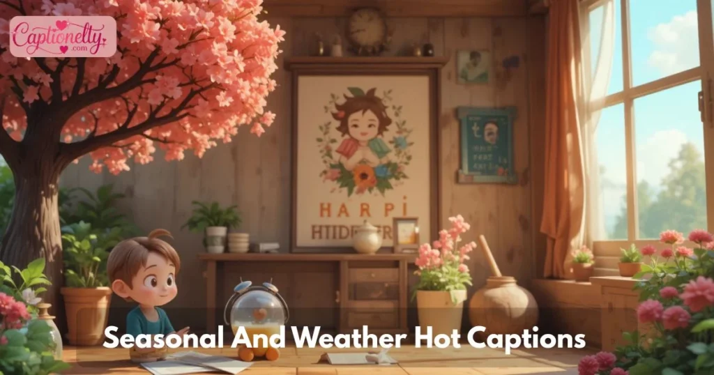 Seasonal And Weather Hot Captions