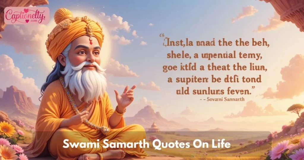 Swami Samarth Quotes On Life