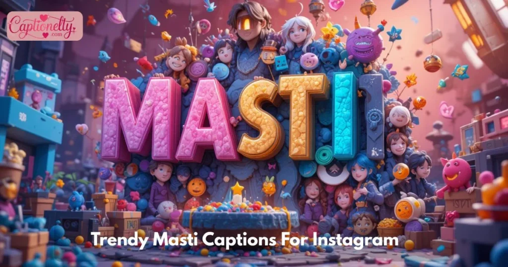 Trendy Masti Captions For Instagram