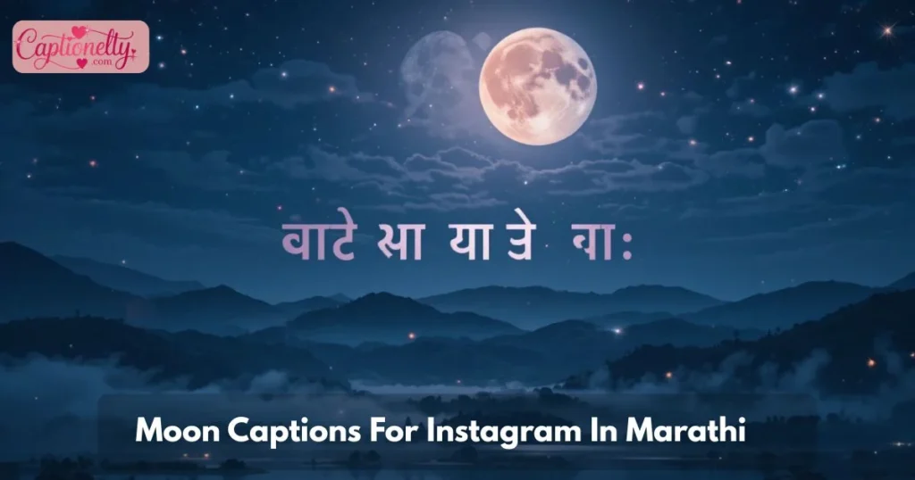 Moon Captions For Instagram In Marathi