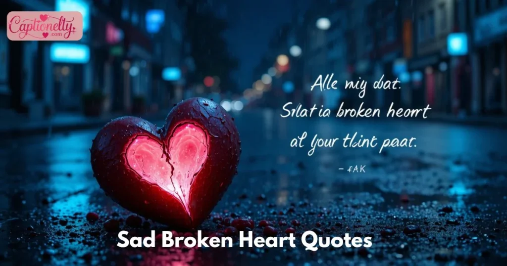Sad Broken Heart Quotes