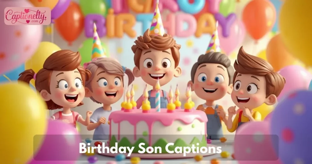 Birthday Son Captions