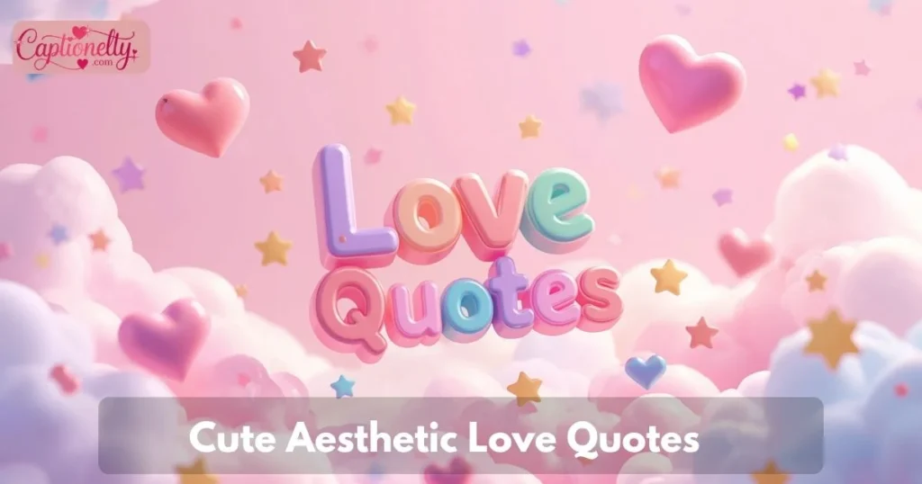 Cute Aesthetic Love Quotes