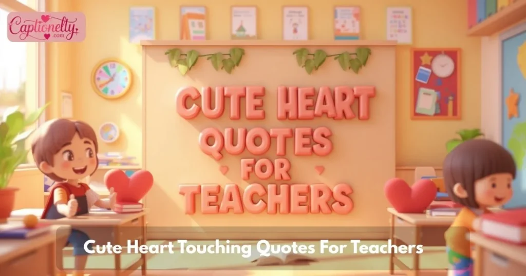 Cute Heart Touching Quotes For Teachers