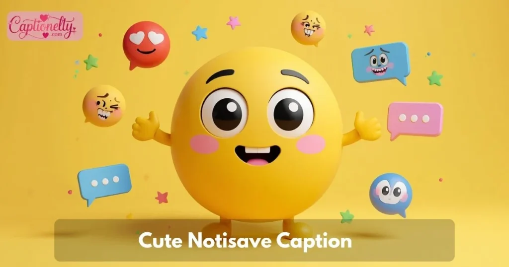 Cute Notisave Caption