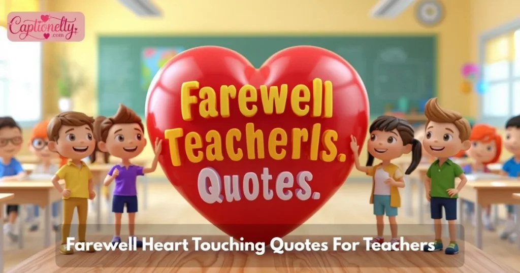 Farewell Heart Touching Quotes For Teachers