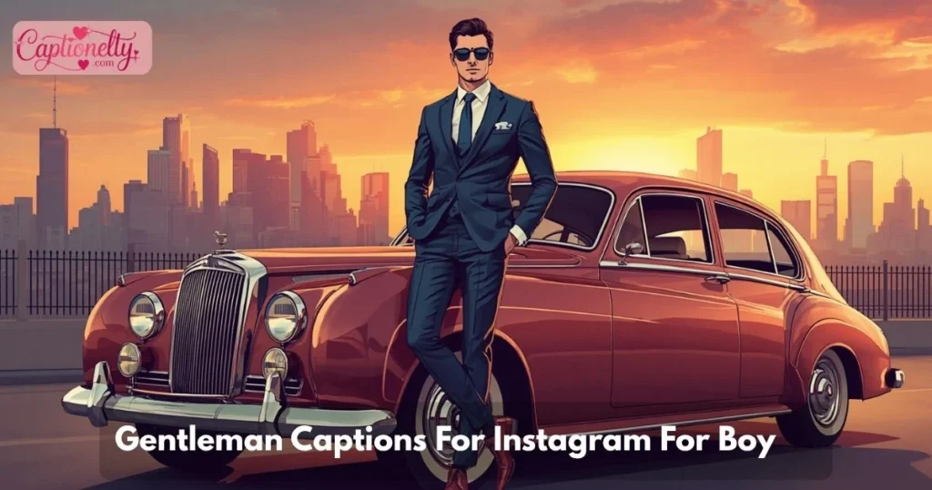 Gentleman Captions For Instagram For Boy